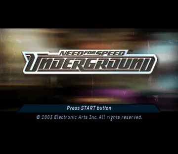 Need for Speed - Underground (Japan) screen shot title